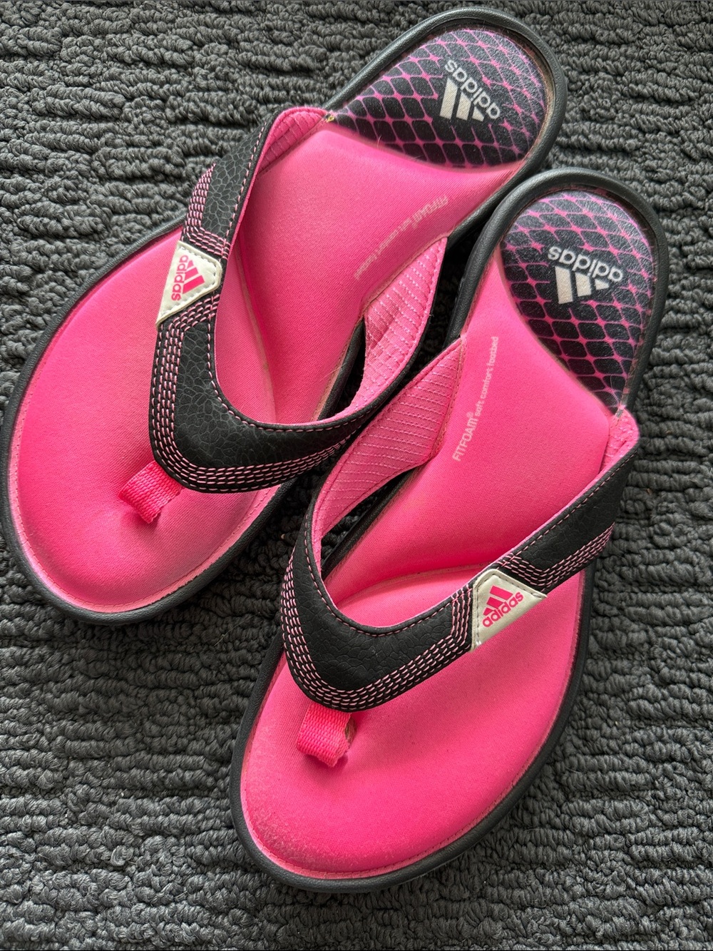 Vintage adidas FITFOAM  Women’s Sport Flip Flops
